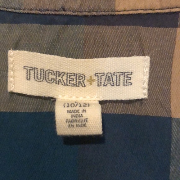 Three Boys Short Sleeve Button Down with Collar 10 / 12 - Picture 7 of 8